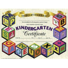 14 Pack Hayes School Publishing Certificates Kindergarten 30Pk