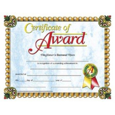 14 Pack Hayes School Publishing Certificates Of Award 30Pk