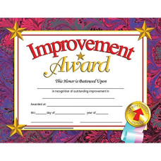 14 Pack Hayes School Publishing Certificates Improvement 30Pk