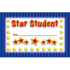 Star Student Punch Cards Pack Of 36