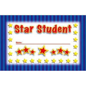 Star Student Punch Cards Pack Of 36