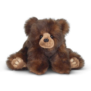 Bearington Huggy Ben Plush Stuffed Animal Brown Grizzly Bear 19