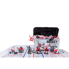 Kaskey Kids Blackhawks Vs Red Wings Nhl Hockey Guys Action Figure Set 27 Pieces And Accessories