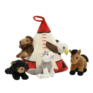 Indian Teepee Plush Play Set 12 H