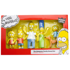 NJ Croce Simpsons Family Action Figure Set - Yellow