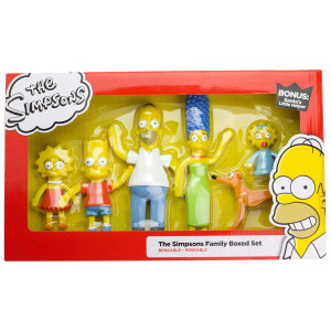 Nj Croce Simpsons Family Boxed Set Action Figure Yellow