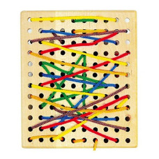 Small Foot Legler Threading Board Preschool Learning Toy