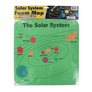 Bulk Buys Kl15396 1134 Foam Solar System Map In Poly Bag Pack Of 96