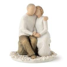 Willow Tree Anniversary Sculpted Handpainted Cake Topper