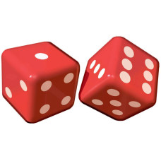 Fun Red Inflatable Dice Decorations 12 X 12 2 Count Perfect For Events Casino Nights Game Rooms