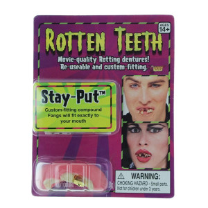 Forum Novelties 54169 Hillbilly Teeth With Gold Cap