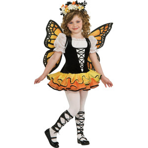 Rubies Official Girls Monarch Butterfly Costume Girls Medium