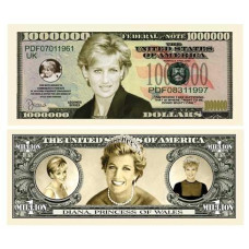 American Art Classics Princess Diana Million Dollar Bill Pack Of 5 Best Princess Di Collectible