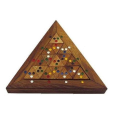 Color Match Triangle Wooden Puzzle Brain Teaser