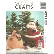 Mccalls 4271 Crafts Santa And Reindeer