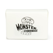 Monster Magnetic Double Trading Card Deck Box(White) -2 Removable Deck Sleeves-Holds 150 Gaming TCGs-Compatible w/Yugioh,MTG, Magic The Gathering, Pok?mon-Long Lasting, Durable Riveted Construction