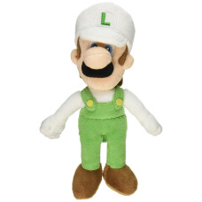 Sanei Officially Licensed Super Mario Plush 9 Fire Luigi Japanese Import