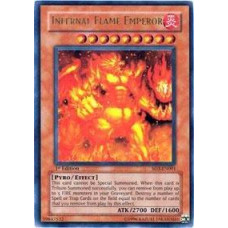 Yugioh Infernal Flame Emperor Sd3En001 Ultra Rare Blaze Of Destruction Structure Deck