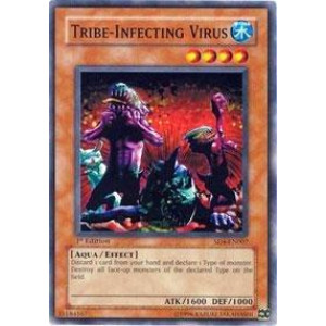 Yugioh Tribeinfecting Virus Sd4En007 Structure Deck 4 Fury From The Deep 1St Edition Common