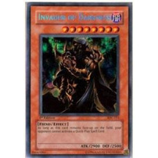 Yugioh Invader Of Darkness Ioc111 Invasion Of Chaos Unlimited Edition Secret Rare