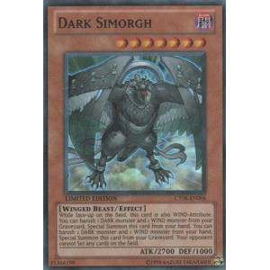 Yugioh Dark Simorgh Ct08En006 2011 Collectors Tins Limited Edition Super Rare