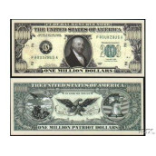 (25) Patriot Million Dollar Bill