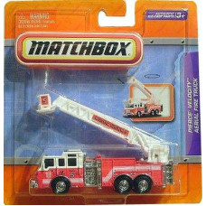 Matchbox 4 Real Working Rigs Diecast Red Wwhite Cab Pierce Velocity Aerial Fire Truck Wilton Truck 5