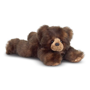 Bearington Snuggly Ben Plush Stuffed Animal Brown Grizzly Bear 14