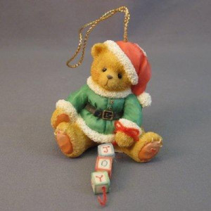 Cherished Teddies Santa With Joy Ho Ho Blocks 176168