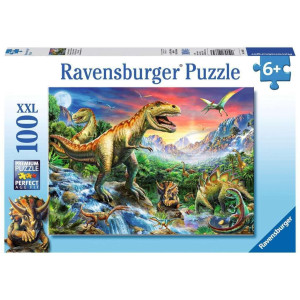 Ravensburger The Time Of The Dinosaurs Jigsaw Puzzle 100 Piece