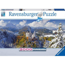 Ravensburger Neuschwanstein Castle 2000 Piece Panorama Xxl Jigsaw Puzzle For Adults Precision Fit Technology Unique Piece De