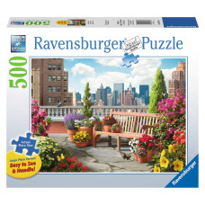 Ravensburger Rooftop Garden 500 Piece Large Format Jigsaw Puzzle For Adults Every Piece Is Unique Softclick Technology Means