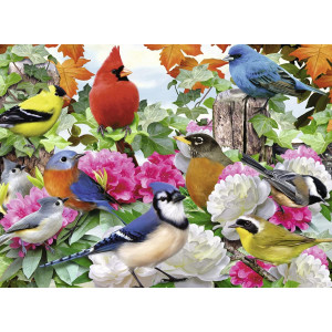 Ravensburger Garden Birds Jigsaw Puzzle 500 Unique Pieces Antiglare Surface Ideal For All Ages Perfect Gift For Puzzle