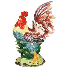 Appletree Design A Day In The Country Rooster Figurine 11Inch Tall