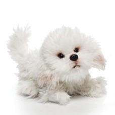 Nat And Jules Playful Small Bichon Frise Dog Childrens Plush Stuffed Animal Toy