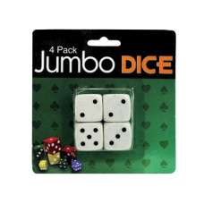 4 Pack Jumbo Dice