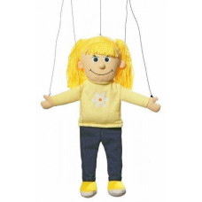 Katie Peach Girl Marionette String Puppet