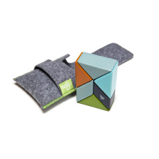 6 Piece Tegu Pocket Pouch Prism Magnetic Wooden Block Set Nelson