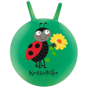 Moses 16011 Crawling Beetle Ladybird In Green Ball For Children From 4 Years Indoor And Outdoor Toy For Sitting And Bouncing