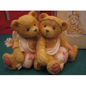 Cherished Teddies Heart To Heart Boy And Girl Cupid