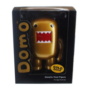 4 Domo Flocked Vinyl Figure Gold