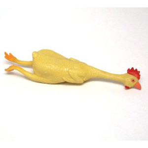 Stretchy Rubber Chickens 7 Inch