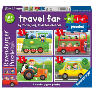 Ravensburger My First Puzzle Travel Far 2 3 4 5 Piece Jigsaw Puzzle For Kids Every Piece Is Unique Pieces Fit Together