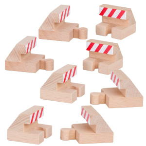 Orbrium Toys Track End Bumper Buffer Set Compatible With Thomas Brio Chuggington