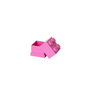 Room Copenhagen Lego Mini Box 18 X 18 X 17 In Brick 4 Bright Pink