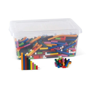 Hand2Mind Plastic Cuisenaire Rods Classroom Set Math Manipulatives Montessori Math Rods Math Counters Math Blocks Counting