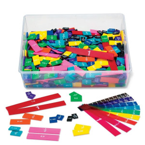 Hand2Mind Plastic Doublesided Decimal And Fraction Tiles Montessori Math Materials Fraction Manipulatives Unit Fraction Fra