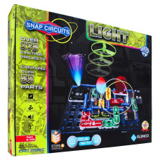 Snap Circuits Light Electronics Exploration Kit Over 175 Exciting Stem Projects Full Color Project Manual 55 Snap Circuit