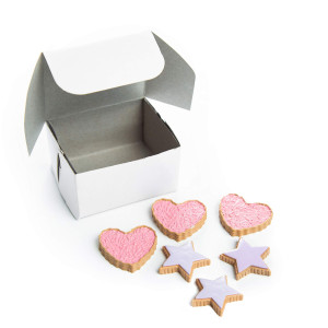 The Queens Treasures 18 Inch Doll Food And Accessories Bakery Collection 6 Piece Hearts And Stars Shaped Frosted Sugar Cookies