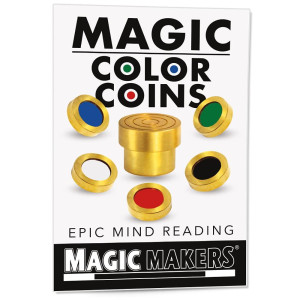 Magic Makers Magic Color Coins Amazing Mind Reading Trick